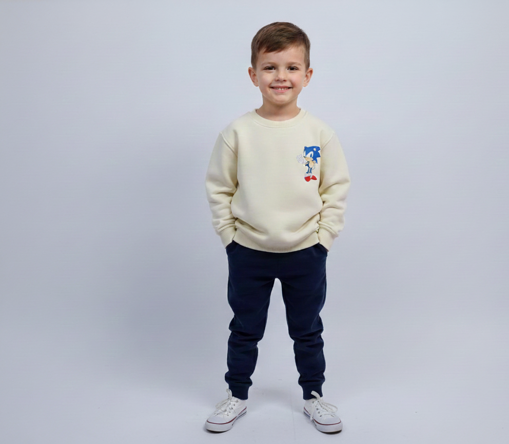 Sonic Baskılı Çocuk sweatshirt