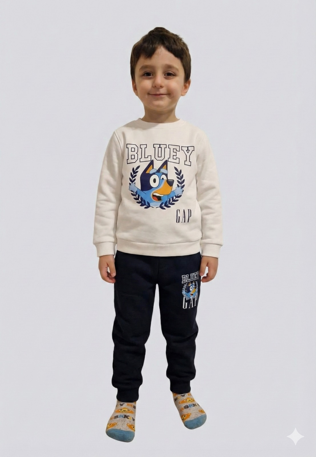 Bluey Detaylı Çocuk Eşofman Takımı 