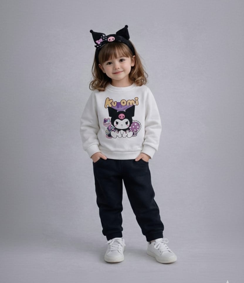 Kuromi Detaylı Çocuk Eşofman Takımı