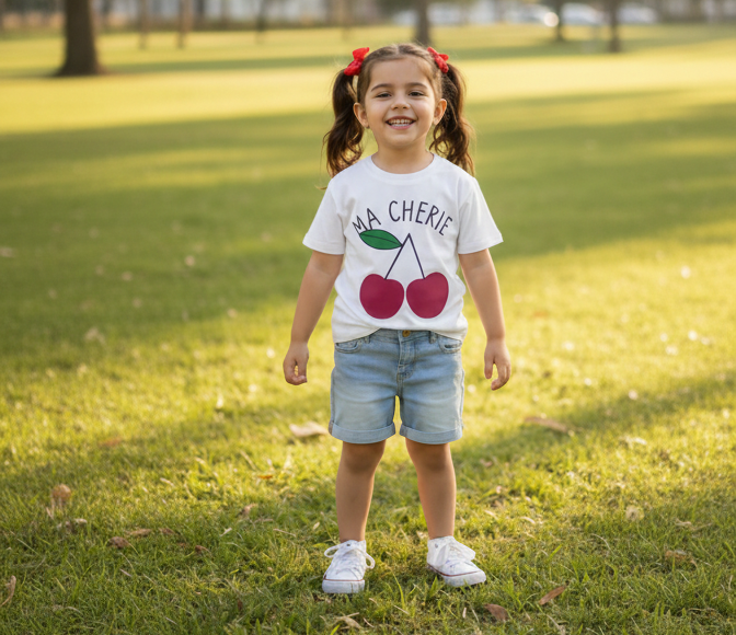 Ekru Ma Cherie T-Shirt